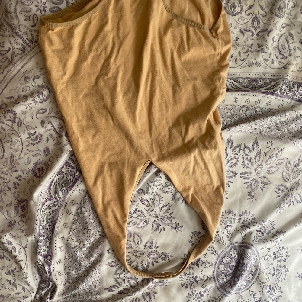Nude American apparel body suit